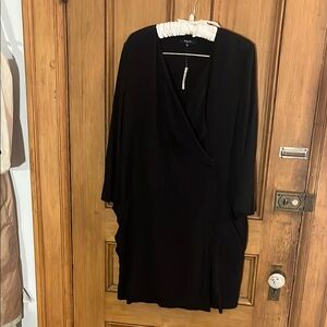 Madewell Black Wrap Dress
